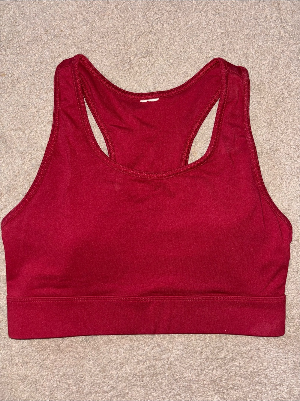 Women’s Racerback Sports Bra - Red